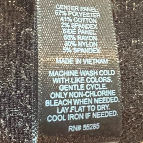 Express Womens Leopard Print Dress Size 8 Black Sleeveless Pencil Full Back Zip - Picture 3 of 9